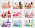 20pcs Multi-Colored Cloud Puff Makeup Sponge Set