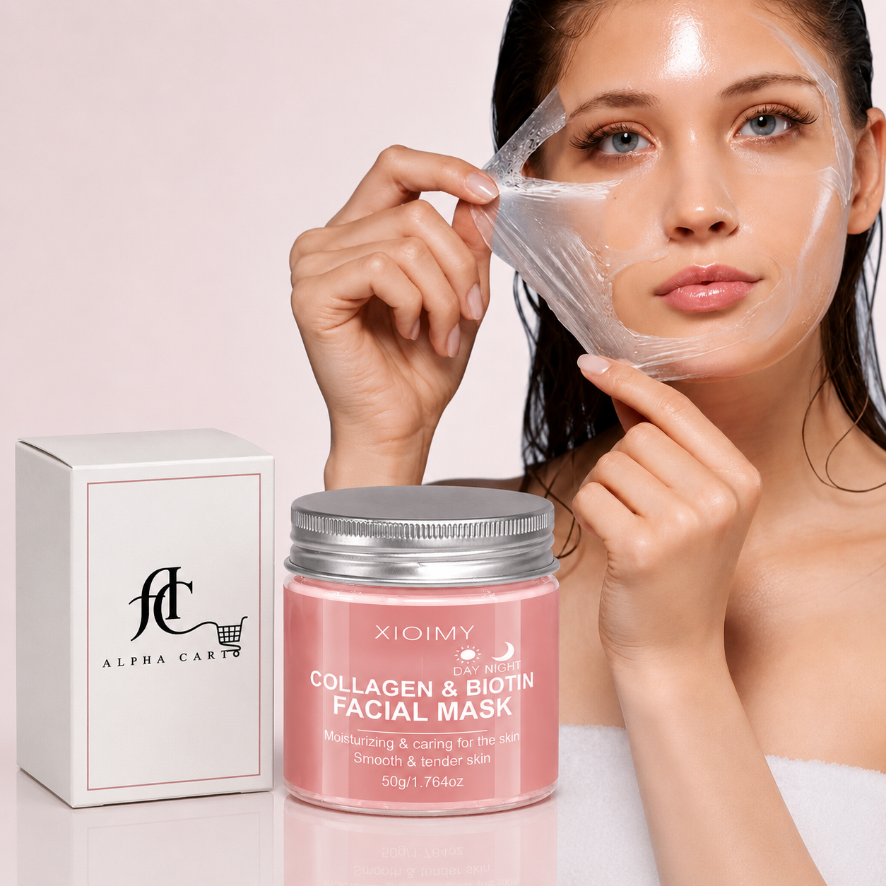 Collagen Biotin Day And Night Facial Mask