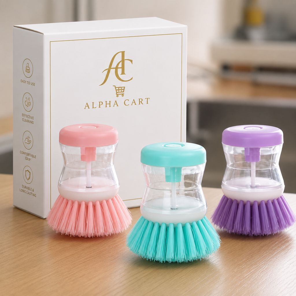 Automatic Liquid-refilling Cleaning Brush