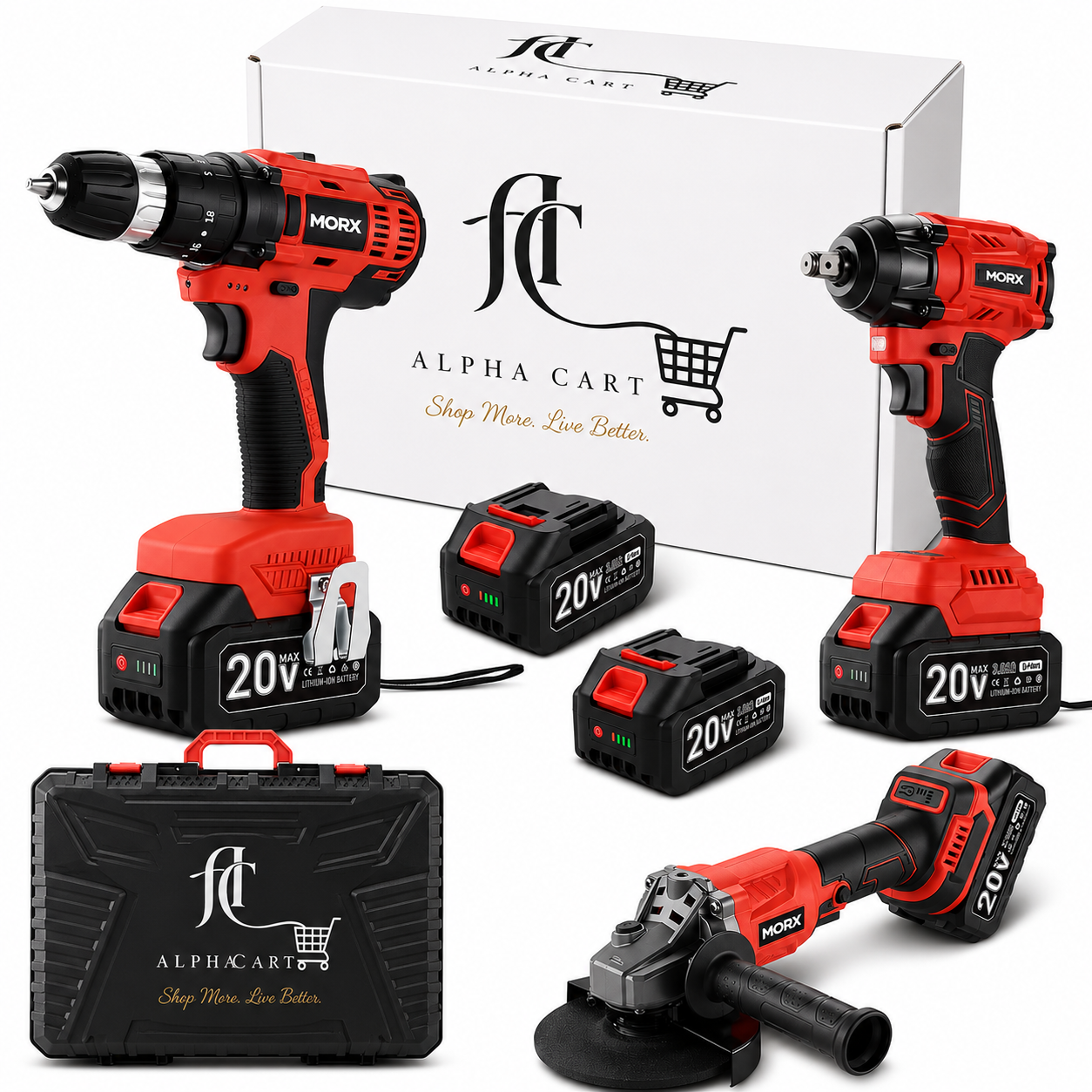 MORX 20V Cordless Combo Tool Kit