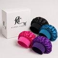 Satin Night Wear Sleep Cap- 4 piece