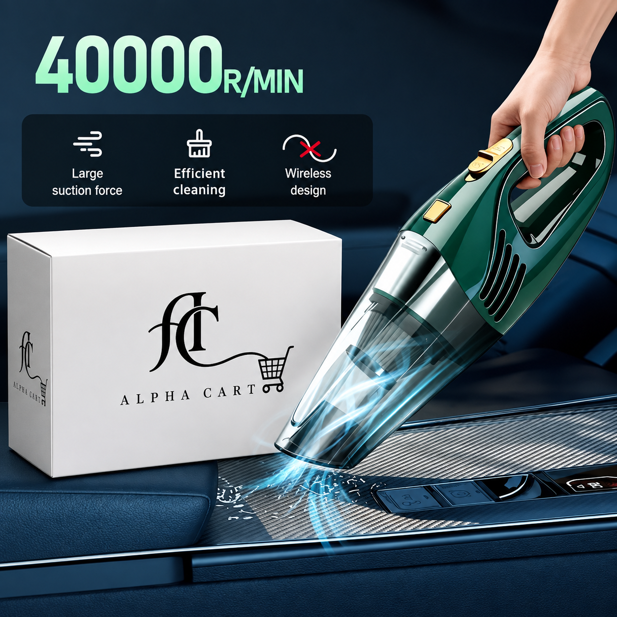 Powerful Handheld Cordless Vacuum Cleaner