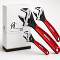 SEDY 3pcs Adjustable Wrench Set Pipe Spanner: 6" 8" 10"