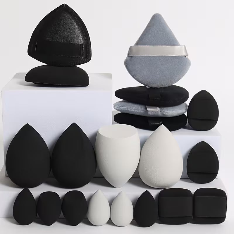 20pcs Multi-Colored Cloud Puff Makeup Sponge Set