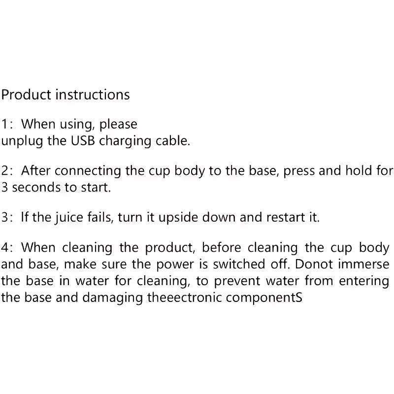 Portable Juicer - Blender