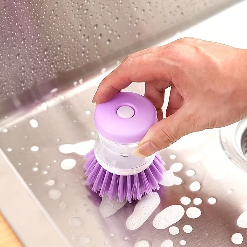 Automatic Liquid-refilling Cleaning Brush