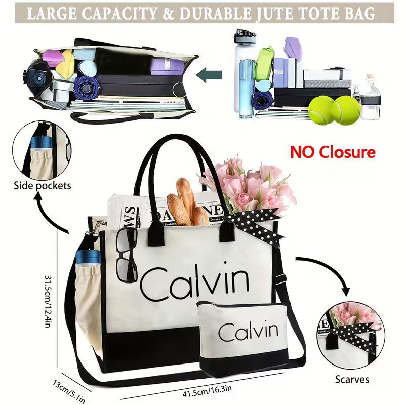 Calvin Tote Bag Large Capacity