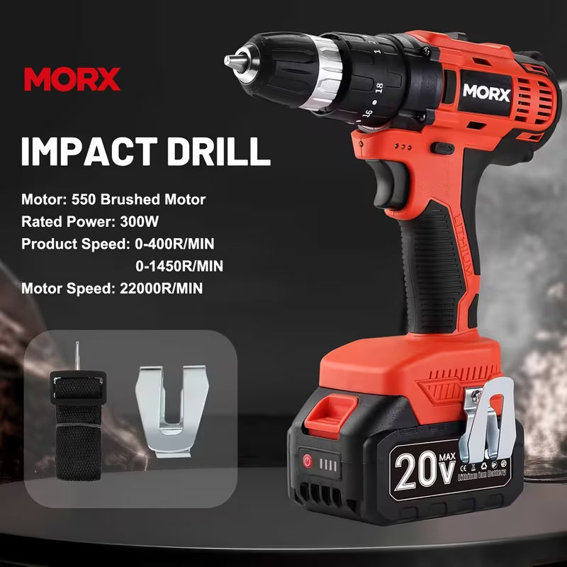 MORX 20V Cordless Combo Tool Kit