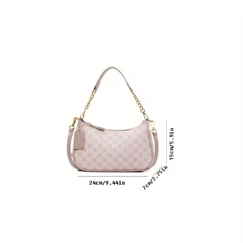 Baby Pink Korean Style Women's Handbag
