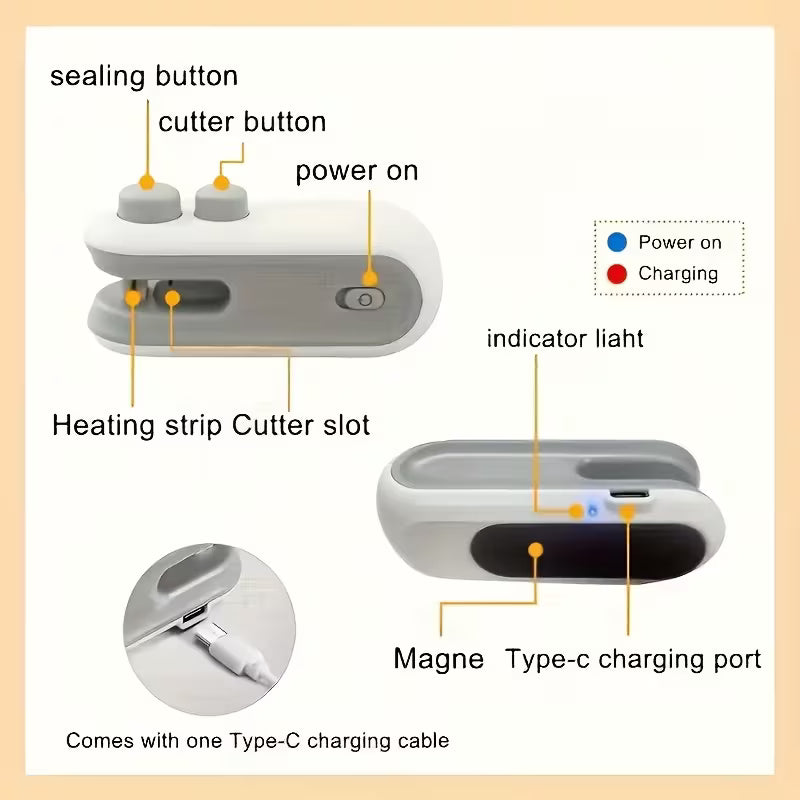 Portable Kitchen Vacuum Sealer
